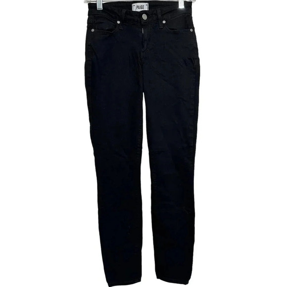 Paige women’s Verdugo ankle jean. Black overdye. Size 24 - Picture 1 of 8